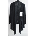 Women Long Sleeve Opean Patterned Knitwear Cardigan